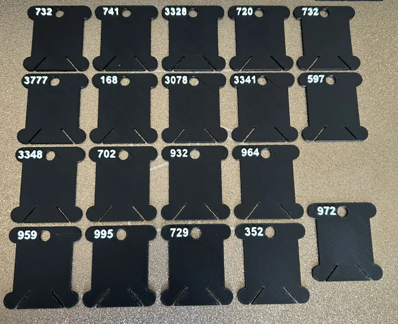 The Perfect Bobbin (with numbers)