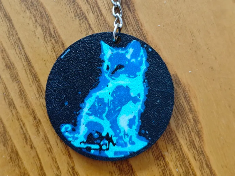 porte clé chat