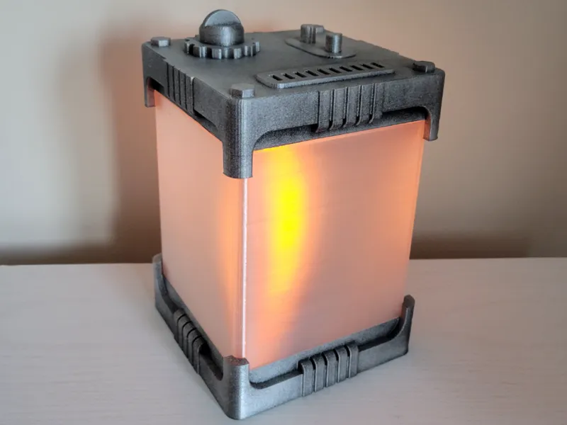 Square Sci-Fi Lamp
