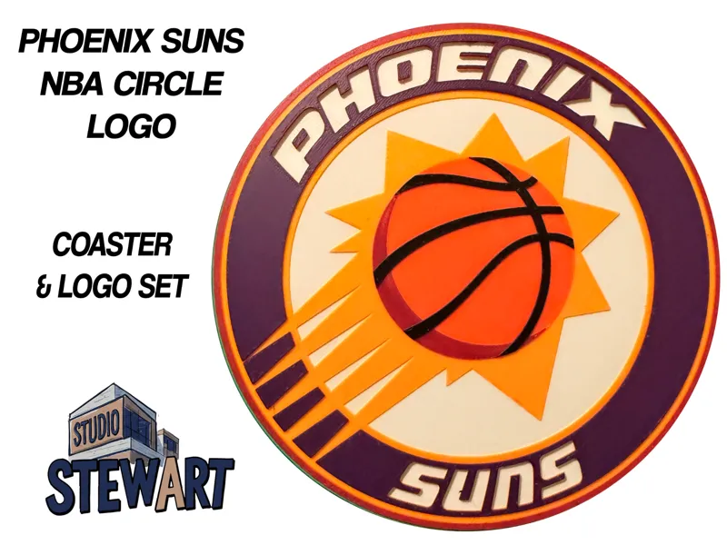 Phoenix Suns NBA LOGO - COASTER/OFFICE SIGN