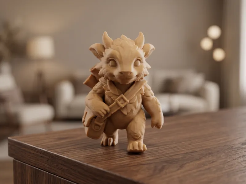Woodland Fantasy  Creature Adventurer Figurine -