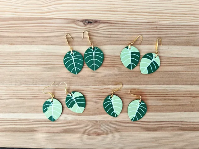 Jewel Alocasia Earrings