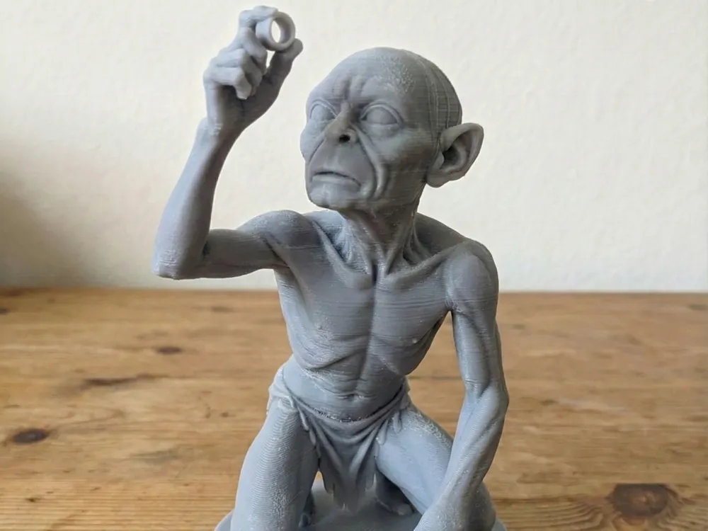 Dekoratif Yüzük Koleksiyonluk Özel Tasarım Gollum Holding Tek Yüzük Süs