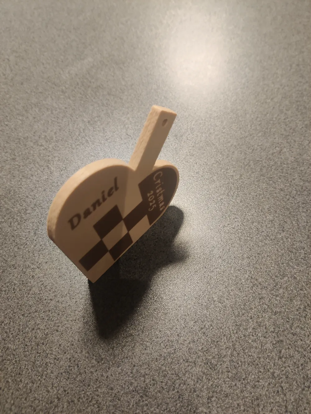 Christmas heart place card by BobZter MakerWorld: Download Free 3D Models