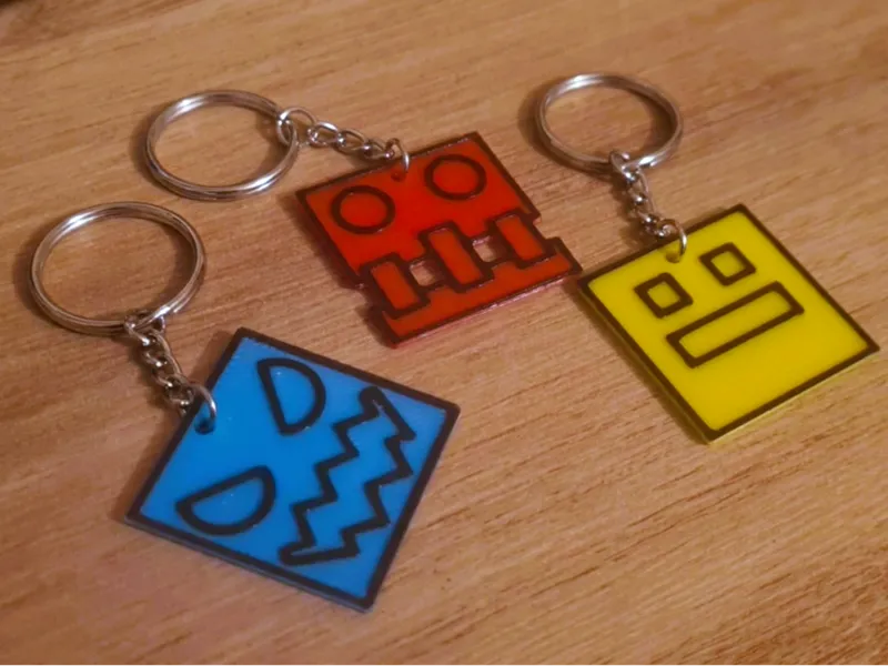 Geometry Dash - Keychain