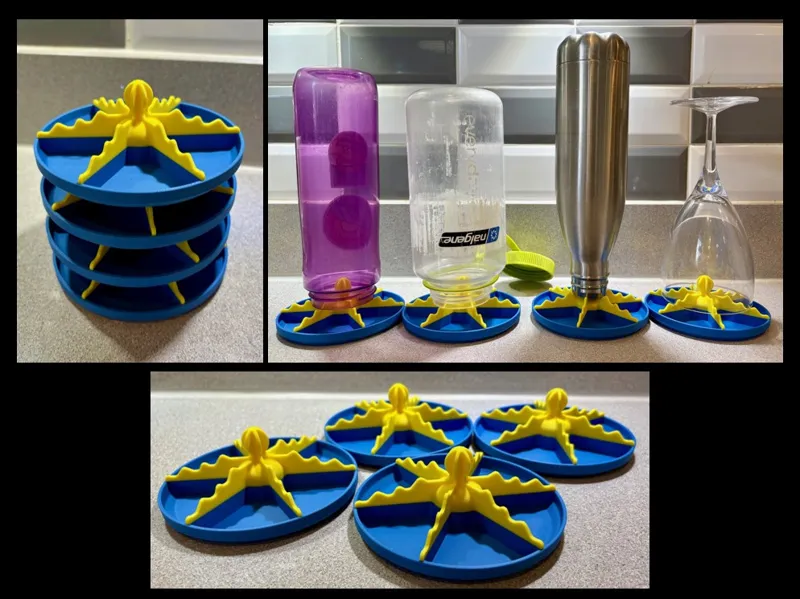 Stacking water bottle dryer cup dryer glass dryer