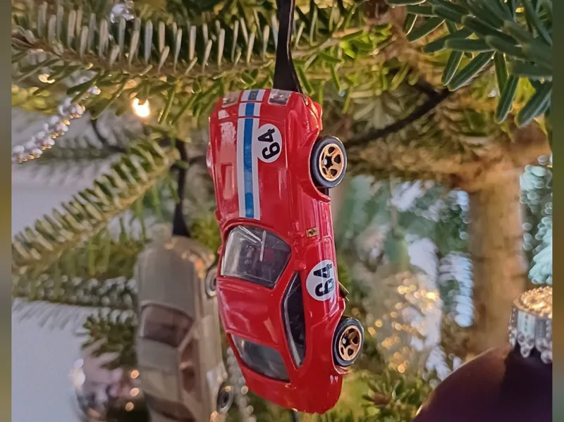 Cars 1/64 Christmas tree bauble hanger ornament