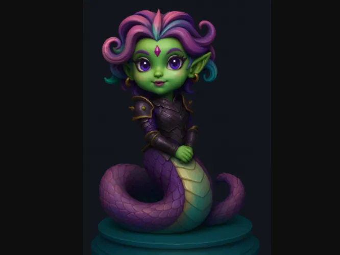 D&D-Niedliche Lamia