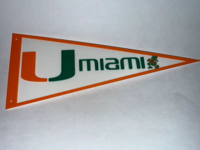 University of Miami Pennant