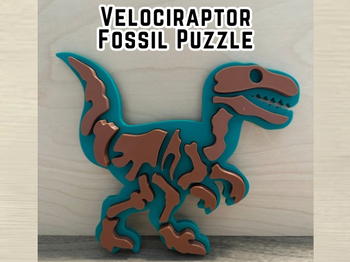 Velociraptor Fossil Puzzle