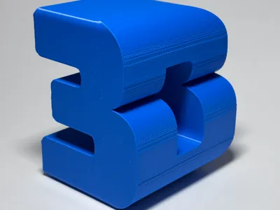 3D Ambigram Parametric Tool Custom