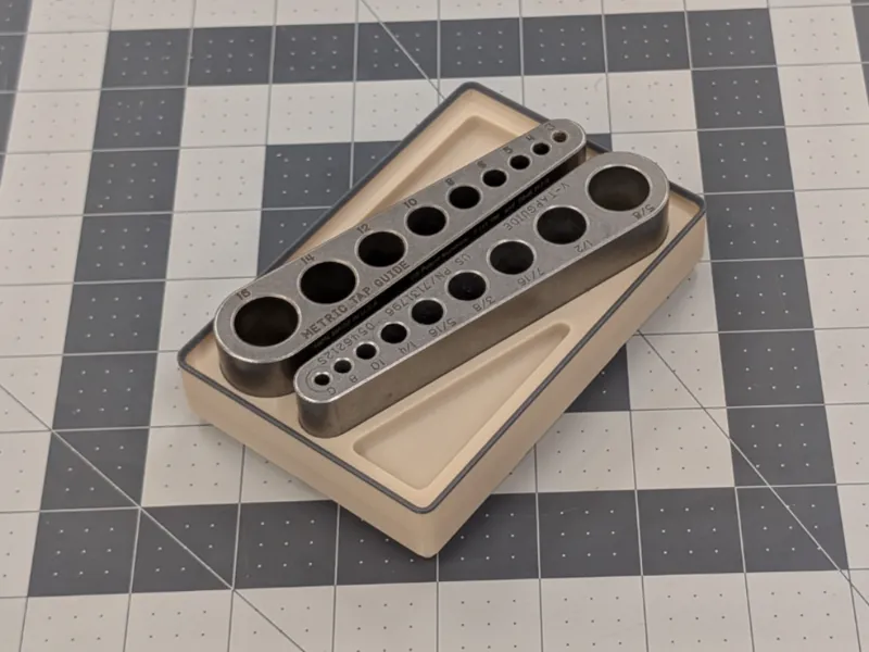 Gridfinity - Big Gator Tools Tap Guide Holder