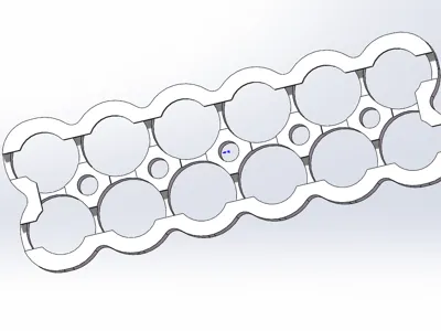 32140 Battery 2X6 12s Holder