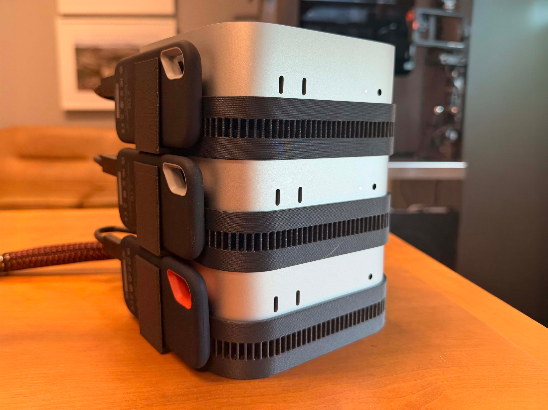 Mac mini Stacker with Side SSD Mount