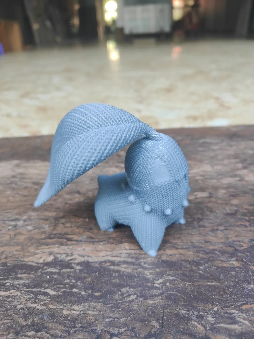 Miniatura 2 do modelo 3D 天冷了，针织个菊草叶吧（9cm高，56克）