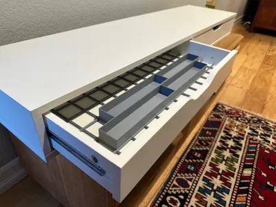 Gridfinity Grid and Parametric Trays for Ikea