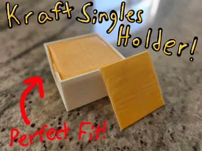 Perfect Kraft Singles Cheese Holder! (Only 1 Hour)