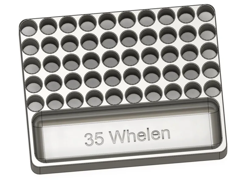 35 Whelen Reloading Tray