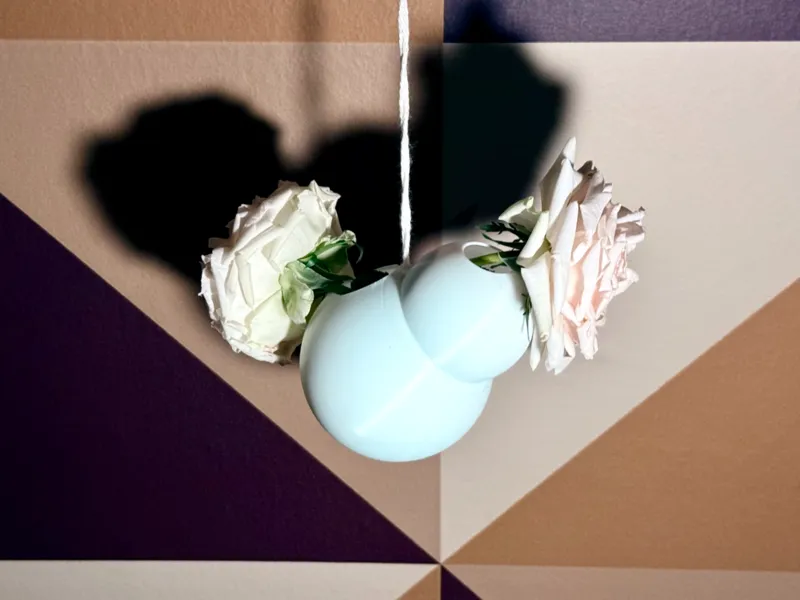 Elegant Spherical Hanging Vase