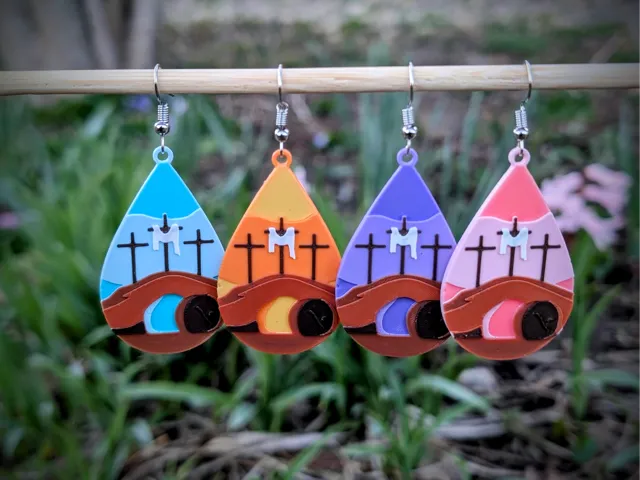 He is Risen Earrings