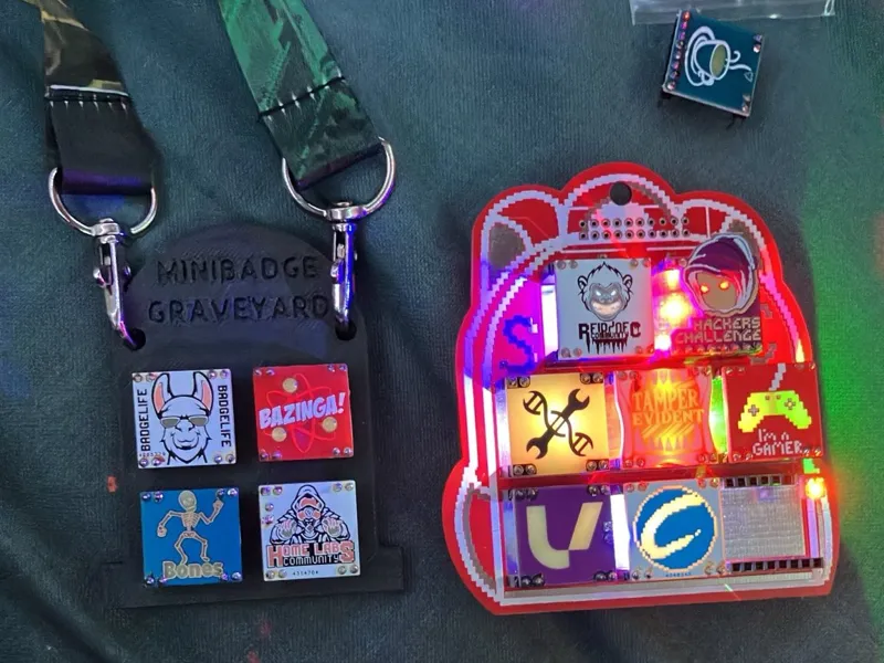 SaintCon Minibadge Graveyard