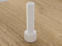 クリアランスを増やしたバージョン１のネジ,0.2mm layer, 2 walls, 15% infill