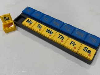 Magnetic Medicine Box (new version 2)