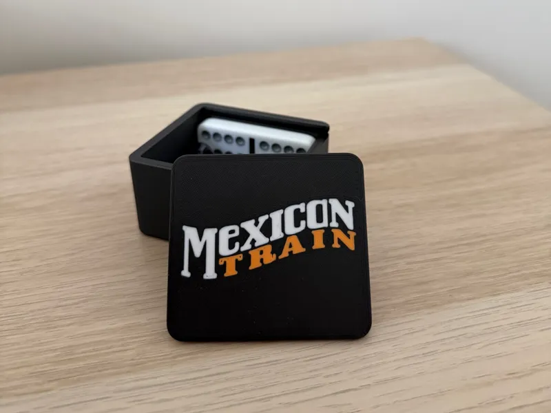 Boîte à trains pour le "Mexican Train" / Goliath