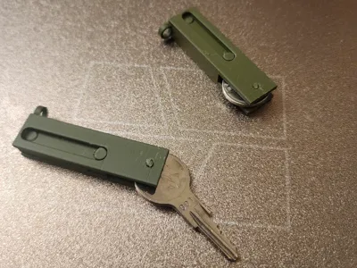 Sliding key cover