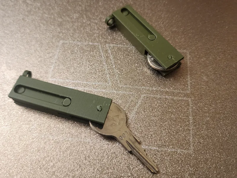 Sliding key cover