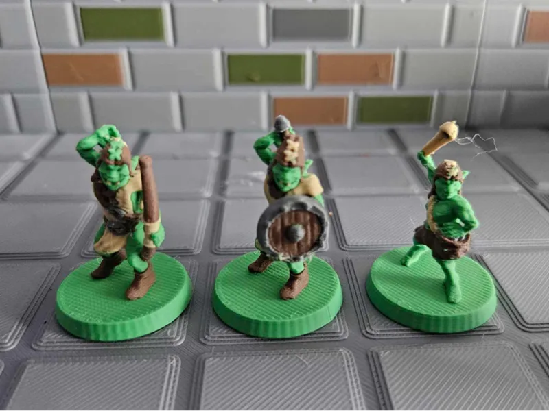 Goblins - coloured and no supoorts