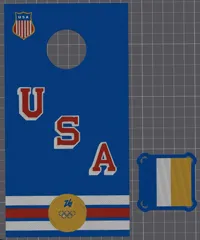 Team USA Olympic Hockey 2026 Blue Uniform faceplate