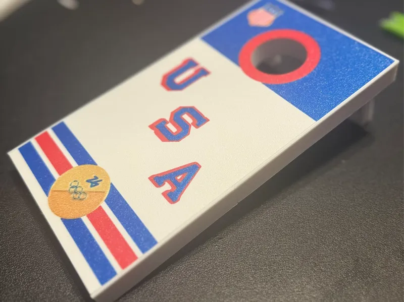 Team USA Olympic Hockey desktop Cornhole