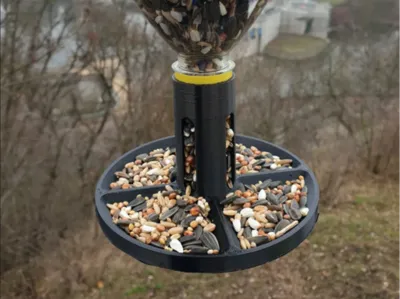 PET bottle bird feeder