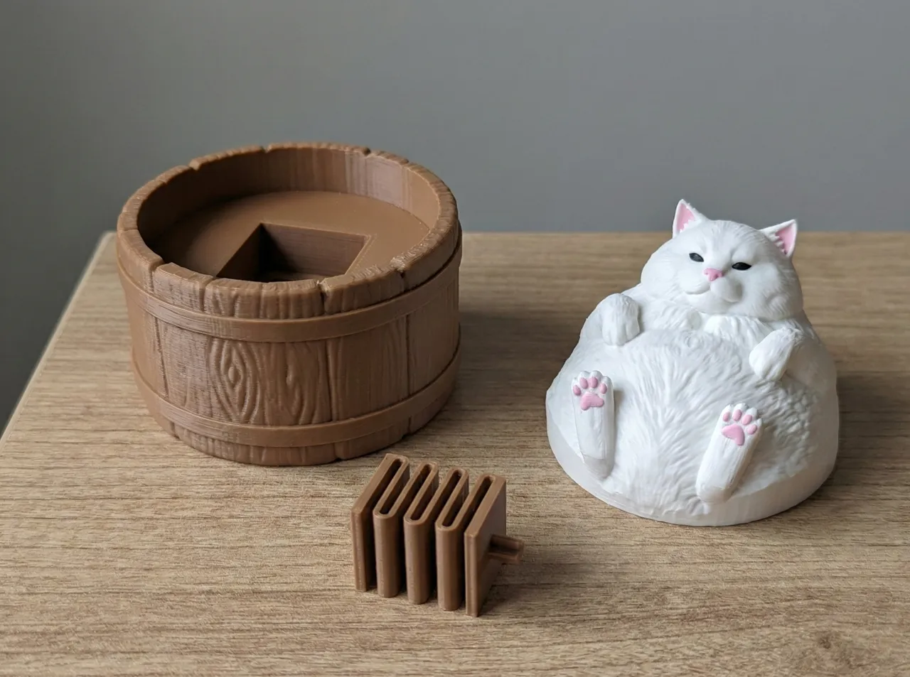 Chonky Cat in a Tub / Storage or Clicker! view 4