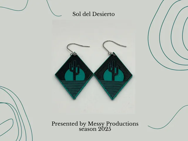 Cactus Earrings