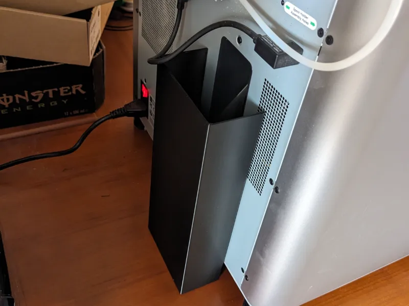 Low Profile X1C Poop Bucket for Raised Feet
