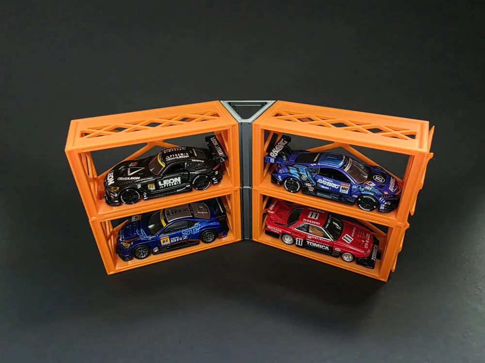 Modular Diecast Car Display Rack - Free 3D Print Model - MakerWorld