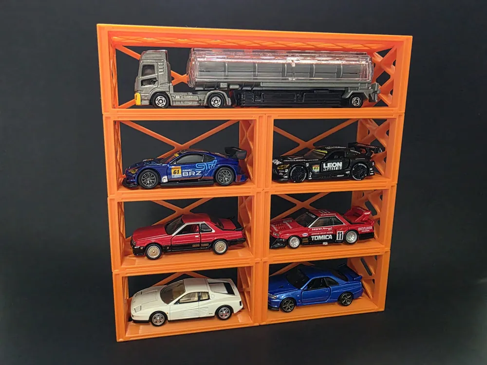 Modular Diecast Car Display Rack - Free 3D Print Model - MakerWorld