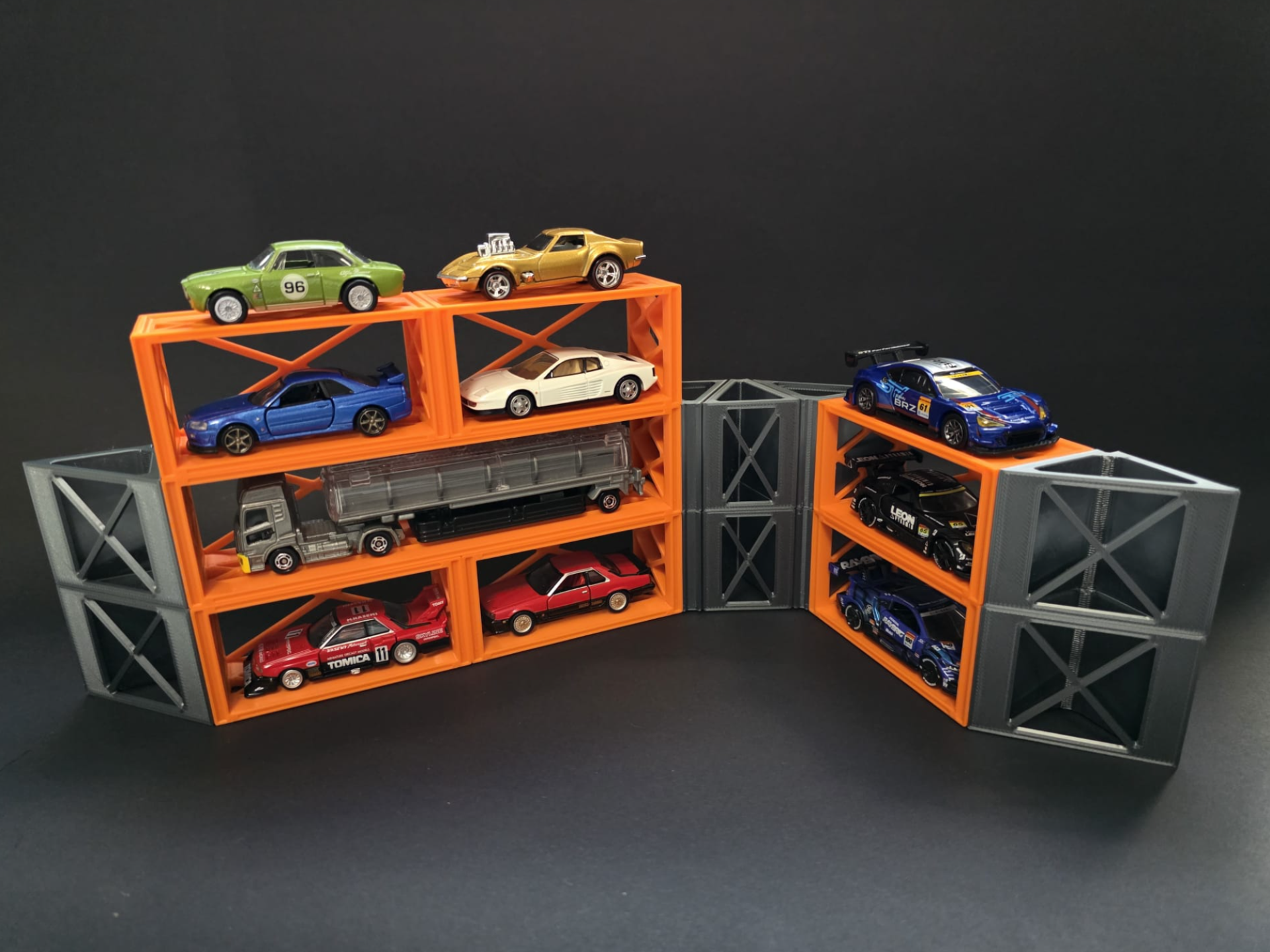 Modular Diecast Car Display Rack