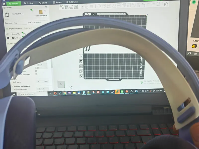 Logitech G535, G733 elastic strap