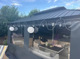 Sojag Pavillon Messina Halterung für Lichterkette