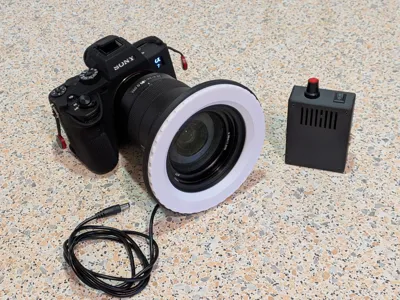 COB LED Ring Light - Quick Release Universal Mount