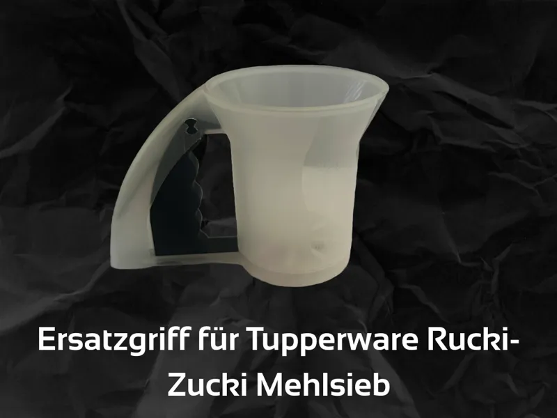 Ersatzgriff für Tupperware Rucki-Zucki Mehlsieb