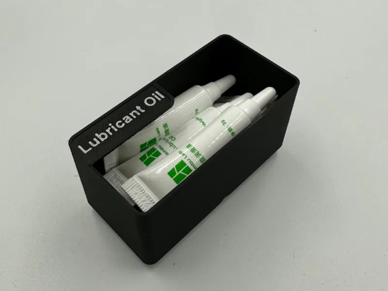 Bambu lubricant oil Gridfinity bin