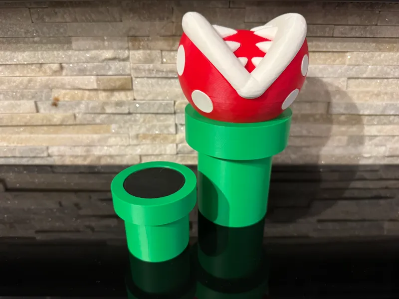 Super Mario Tube Storage Box Jar Srew Cap 