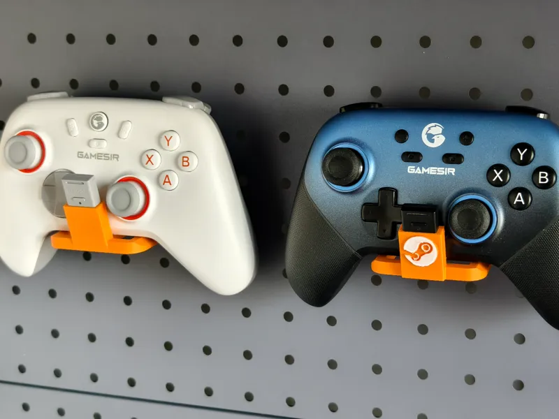 25mm Pegboard Controller Mount with USB Slot