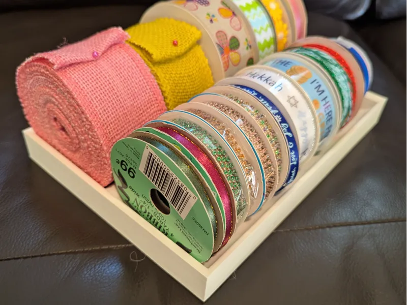 Crafting Ribbon Spool Holder