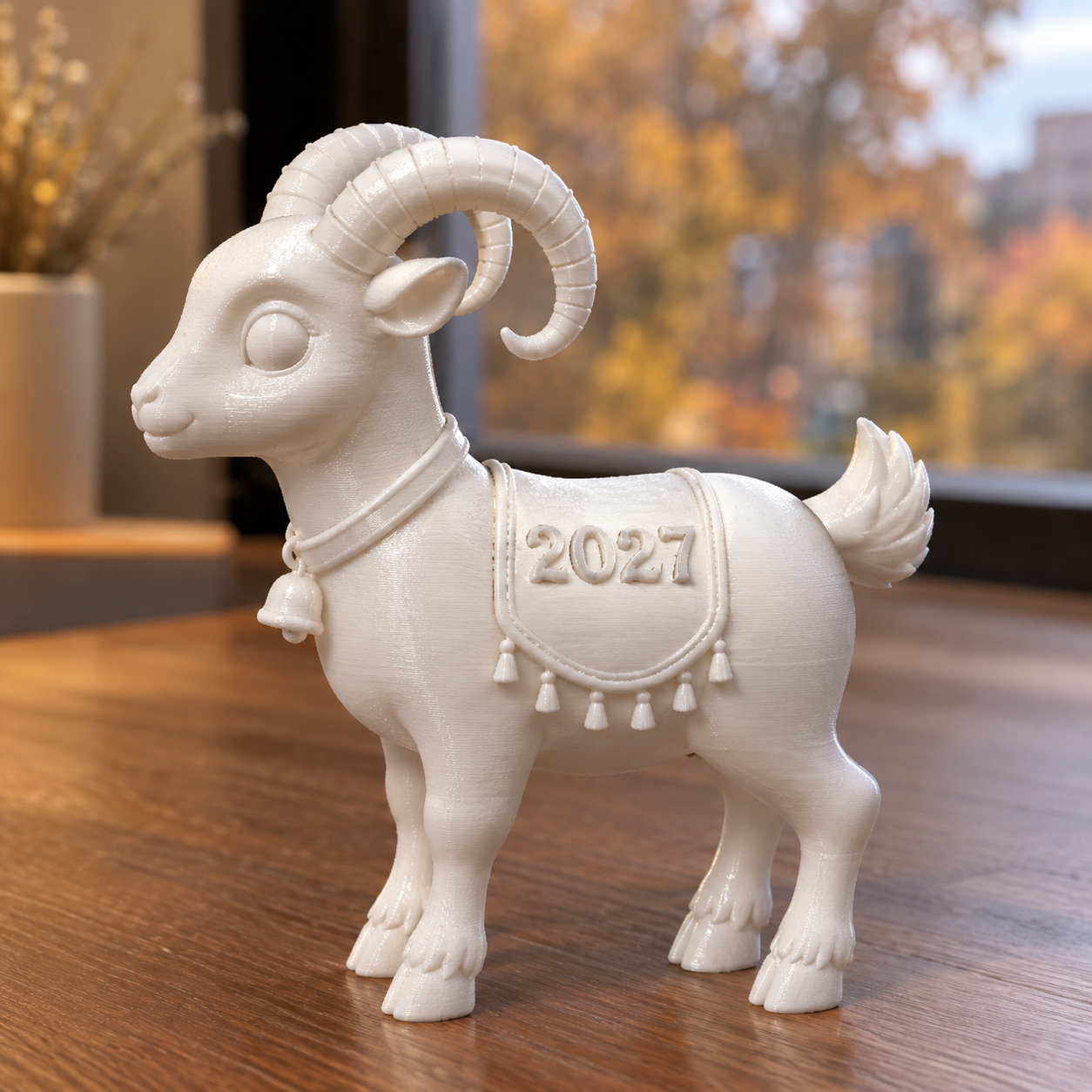 2027 Goat Figurine - 1