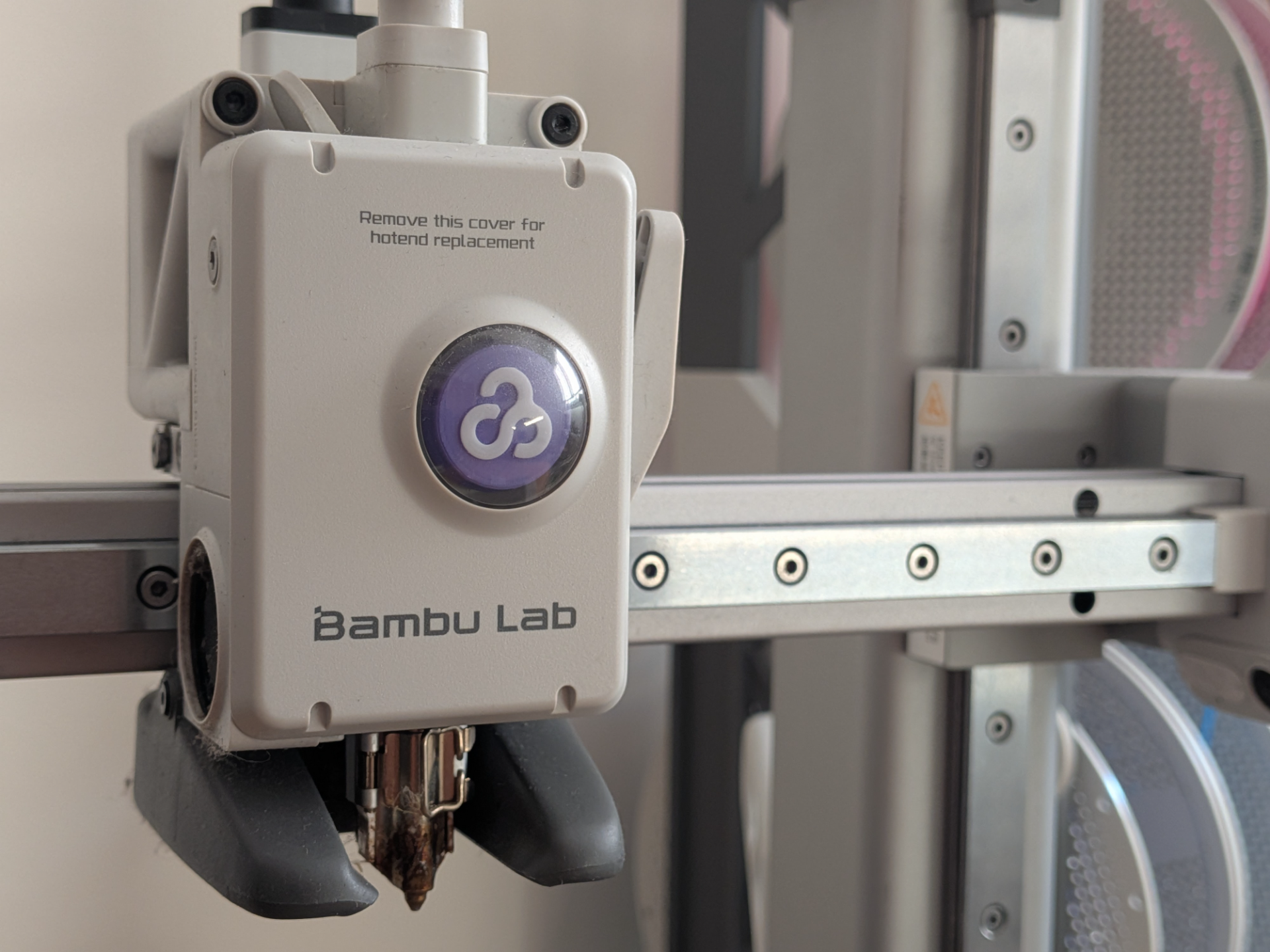 Customizable BambuLab A1 Mini Extruder Gear Cover